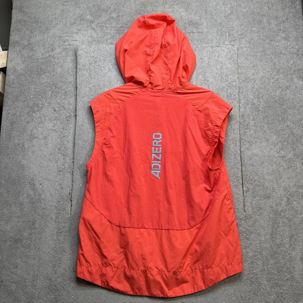 Adidas Terrex Agravic Vest Hooded Sleeveless‎ Red Men's Medium Trail Run